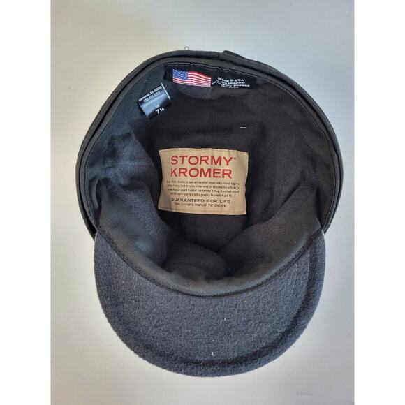 Women's Stormy Kromer The Button Up Cap Hat Plaid 7 1/8 - Picture 6 of 7